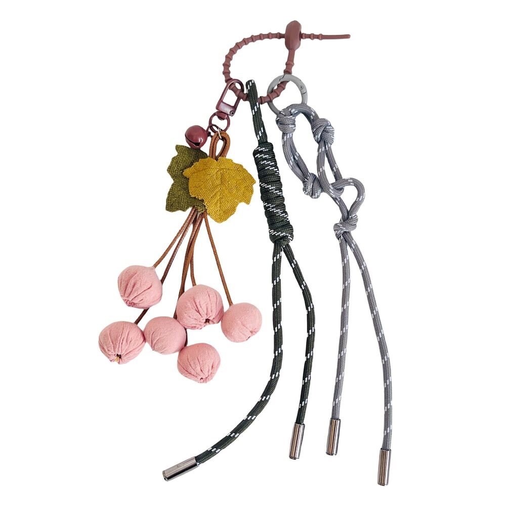 2475 Hawthorn Braided Keychain Bag Charms for Handbag Purse Backpack